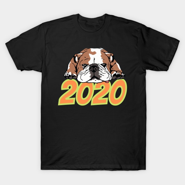 English Bulldog 2020 Sucks T-Shirt by mikels